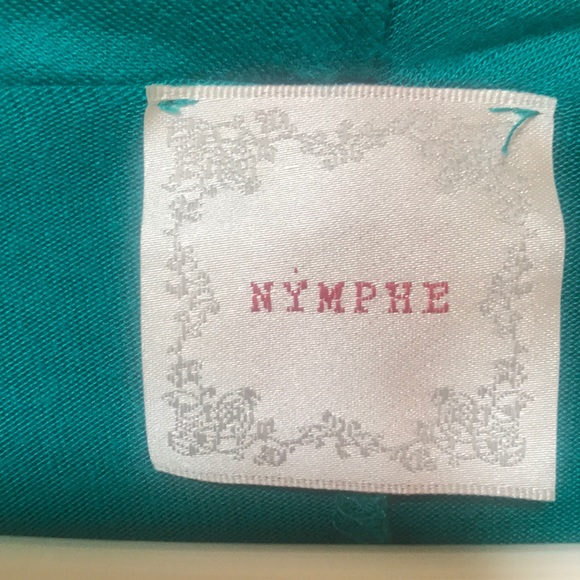Nymphe top green size small - Picture 3 of 4